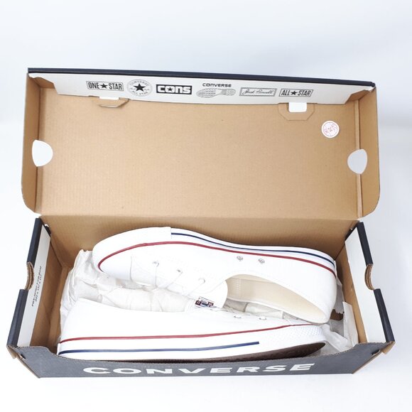 Converse Chuck Taylor All Star Ballet Lace Slip On White Shoe Sneaker Womens NEW - Picture 12 of 12
